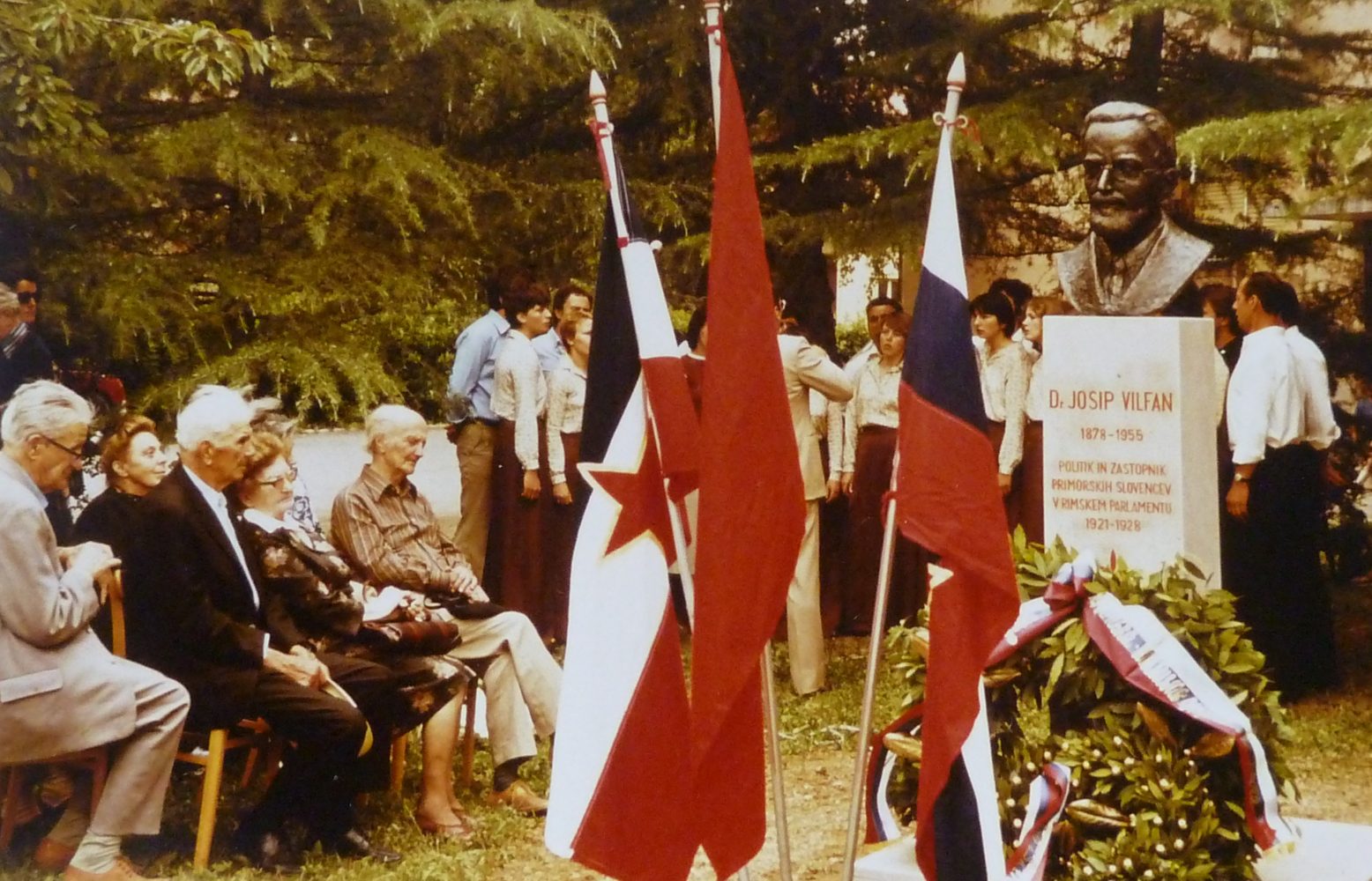 Odkritje spomenika dr. Josipu Vilfanu