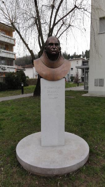 Mirko Bratuša, Spomenik p. Stanislavu Škrabcu, 2011, Nova Gorica